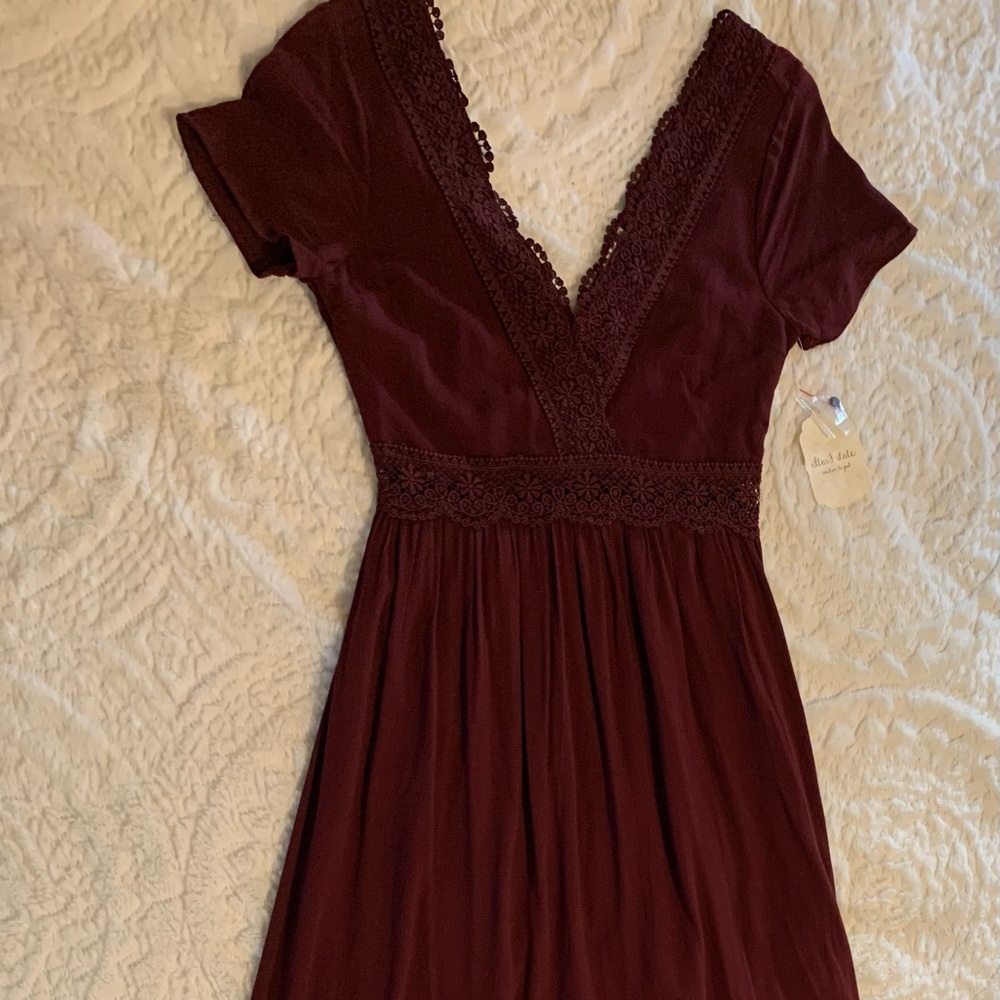 Cranberry dress